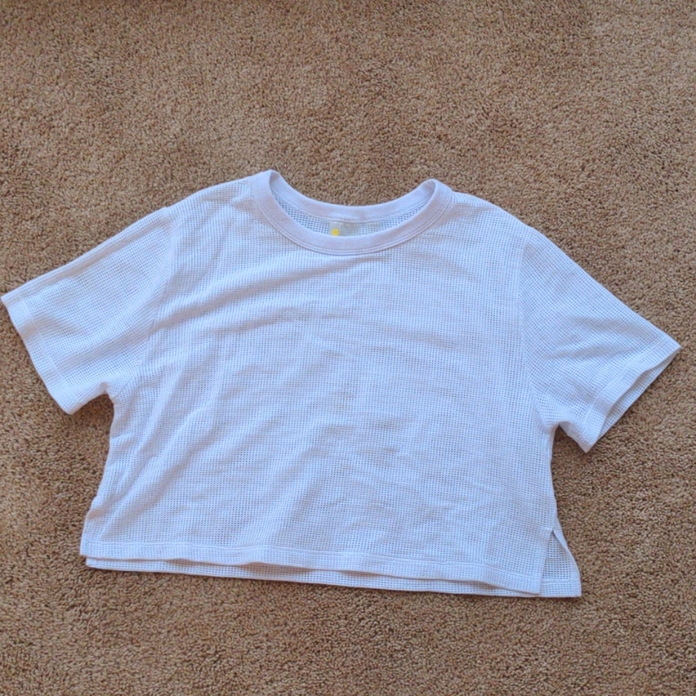 Zella mesh crop top